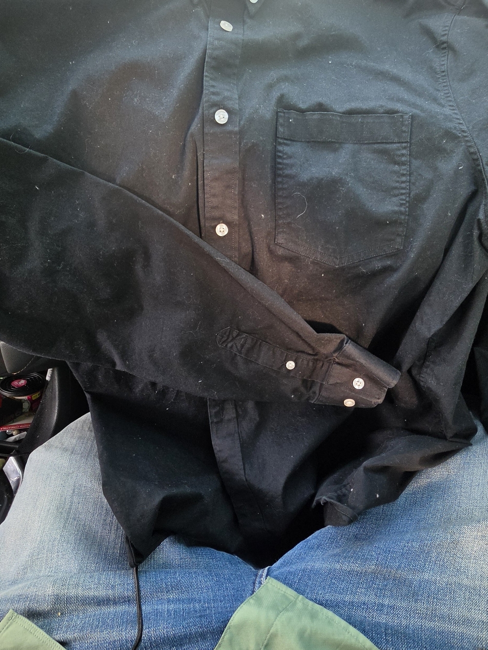 Cody James Black Men's Button-Up Shirt